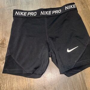 Nike Pro Kids Black Shorts